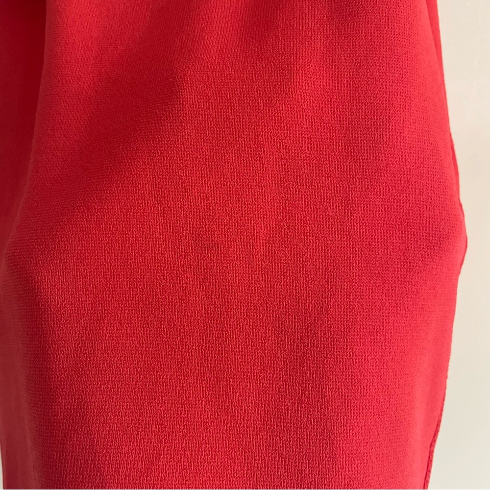Women’s Red Ruffle Neck Top - Picture 8 of 8